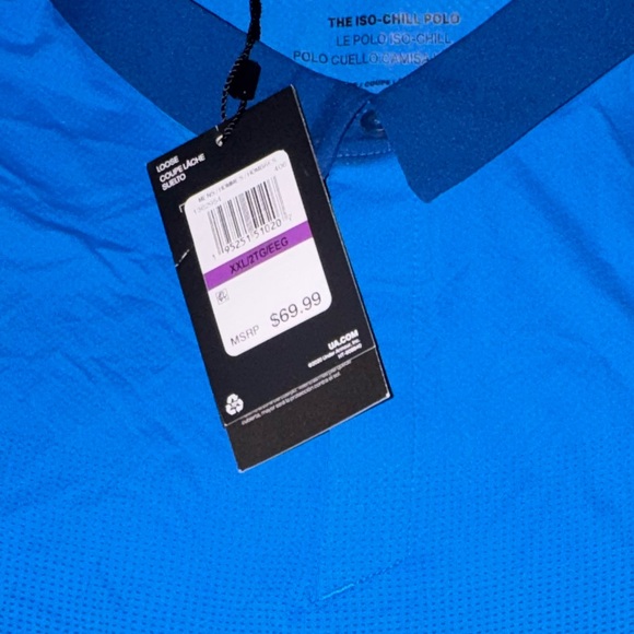Under Armour Vibrant Blue Performance Polo - Picture 3 of 3